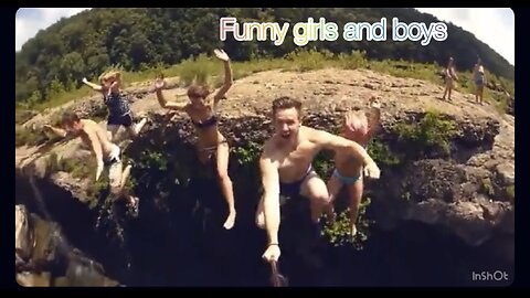 Crazy Fun Water Jump! 😂💦 | Girls & Boys Having a Blast