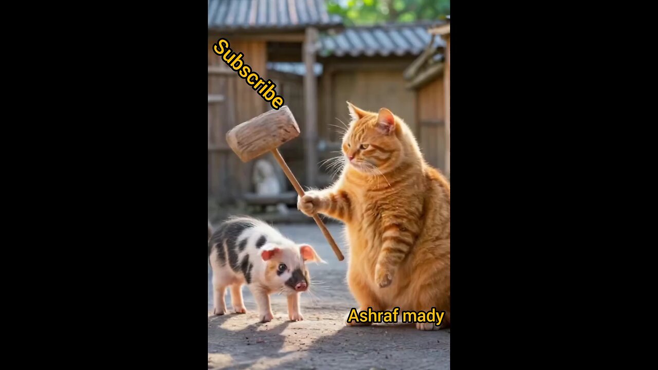 The most dangerous cat cooking in the kitchen