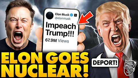 Elon Goes NUCLEAR, Accuses Trump of Being on The Epstein List, Internet EXPLODES | Trump Responds...