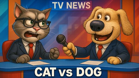 TOM vs BEN: The Funniest Newsroom Debate Between a Cat and Dog Ever!