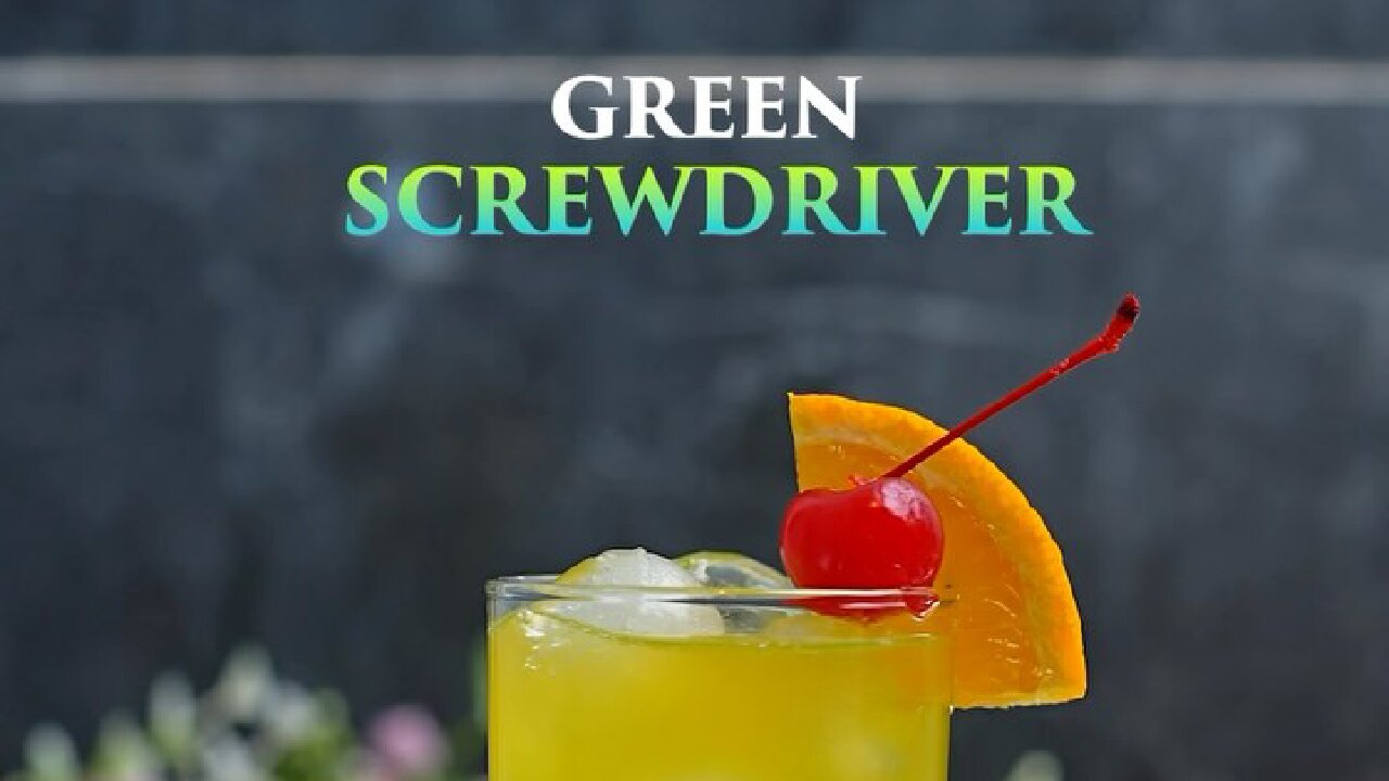 COCKTAIL GREEN SCREWDRIVER