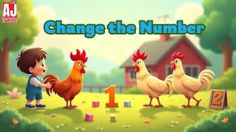 Change the Numbers Fun Counting Cartoon for Kids | Learn 1 to 10😊