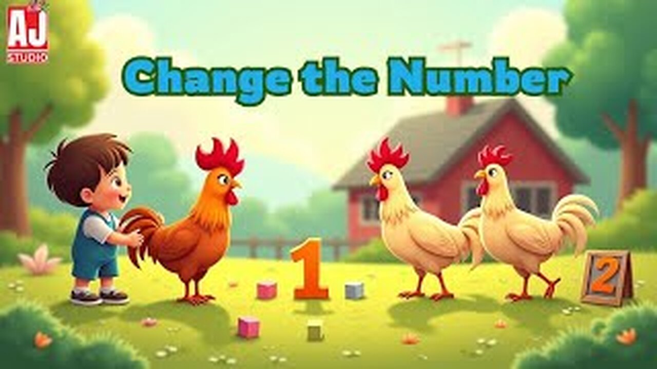 Change the Numbers Fun Counting Cartoon for Kids | Learn 1 to 10😊