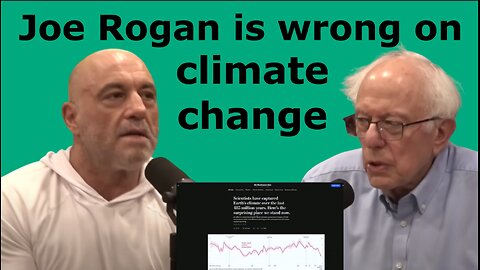 Joe Rogan is wrong about climate change