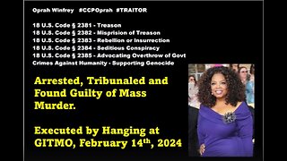 The Tribunal of ( POS ) Oprah Winfrey at GITMO