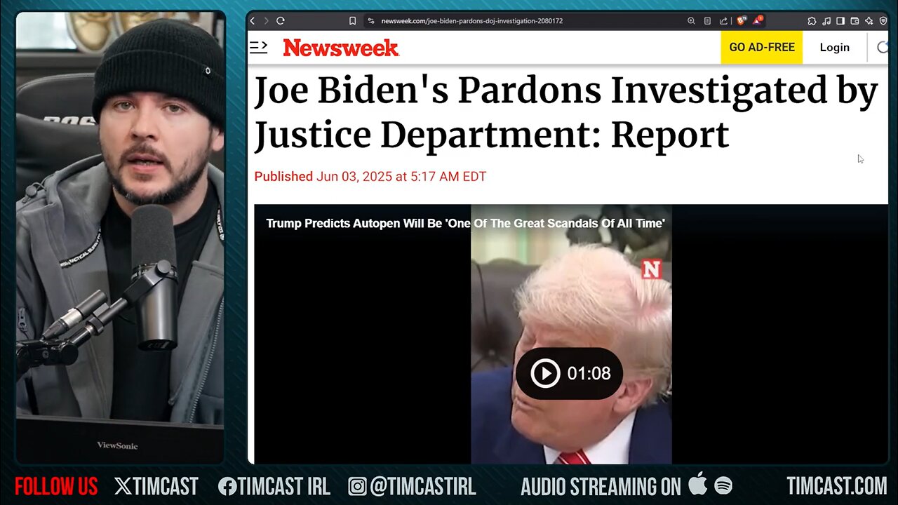Trump DOJ Formally CHALLENGES Biden Autopen Pardons, Hunter WILL GO To Prison, FAUCI Is Next