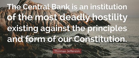 THE PRIVATE CENTRAL BANK CARTEL - LORDS OF MONEY AND MASTERS OF NATIONS
