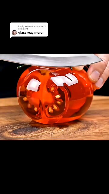 Satisfying Fruit Cutting by the Window – Sharp Knife Skills!