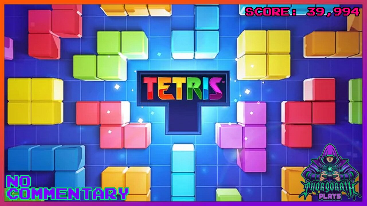 Thorgorath Plays - TETRIS (1984), Score - 39,994 (No Commentary)