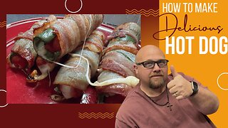 Farmer Tries Viral Facebook Recipe: Mozzarella Stuffed Hotdogs with Jalapenos & Bacon