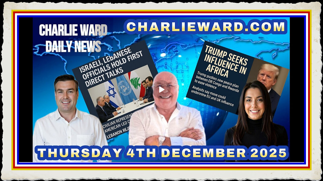 CHARLIE WARD DAILY NEWS WITH CHARLIE WARD, PAUL BROOKER DREW DEMI THURSDAY 4TH DEC 2025