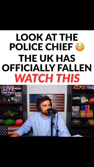 UK Police Chief LOOKS LIKE A CARTOON CHARACTER