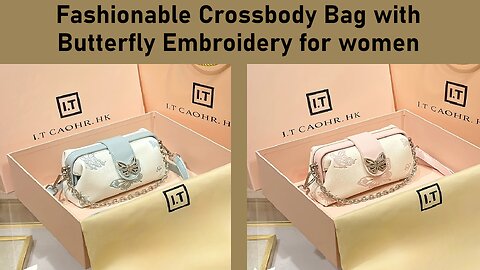customer review about this Fashionable Crossbody Bag with Butterfly Embroidery for women
