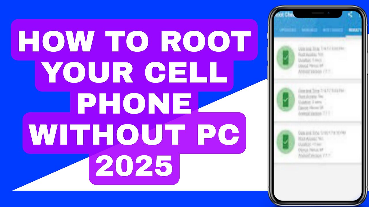 HOW TO ROOT YOUR CELL PHONE WITHOUT PC 2025 (APP TO ROOT WITHOUT PC) (STEP BY STEP)