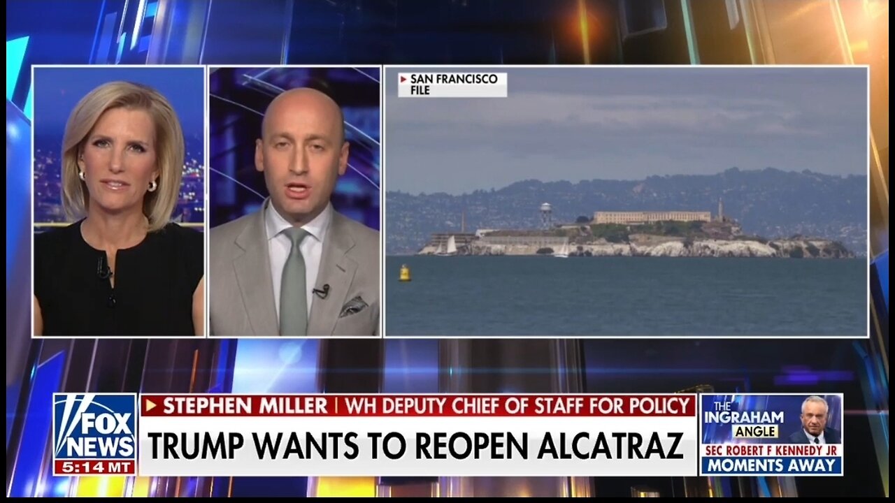 Stephen Miller: Opening Alcatraz Is Right For Our Security