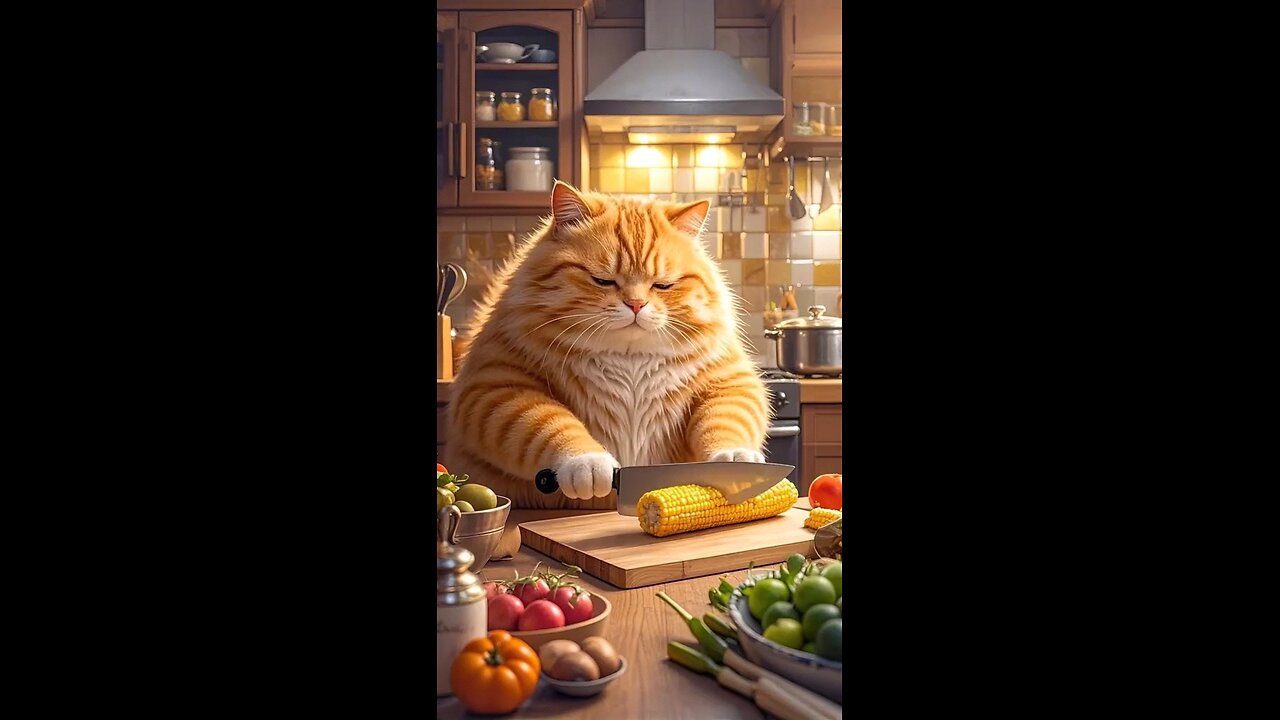 1. *"Whisker Wars: Kitchen Kombat"* 2. *"Purrfectly Deadly: Cooking & Combat
