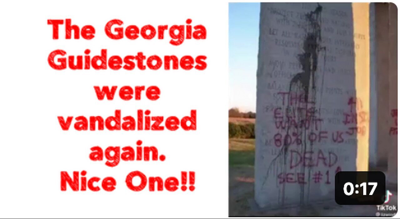 "Georgia Guidestones Face Another Vandalism Incident"