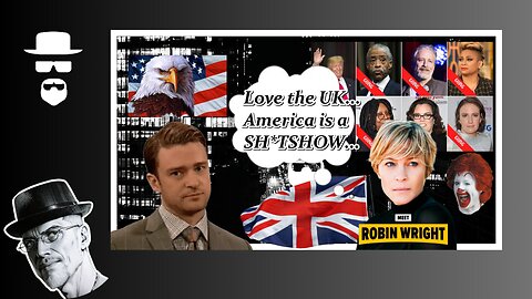 ACTRESS LIVING IN THE UK IT'S GREAT THEN SH*TS ON THE USA...