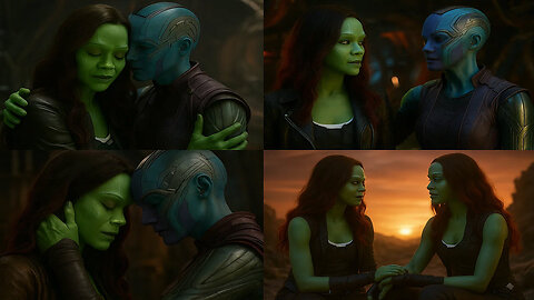 🎥 Gamora and Nebula’s Sisterhood Scenes Compilation | Emotional MCU Moments 💚💜