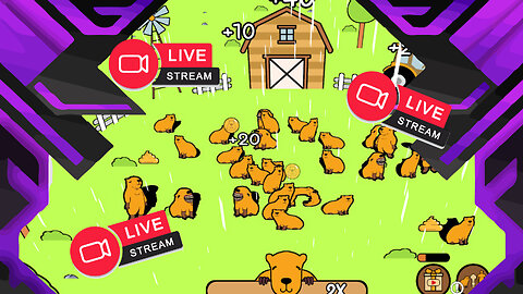 CAPY TO THE MOON 🐹 Idle Clicker Earnings (LIVE)