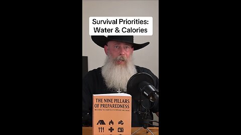 Survival Priorities: Water & Calories