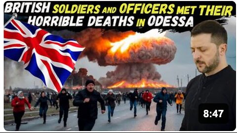 A Mushroom Cloud arose over ODESA, after RUSSIA attacked the 'Recreation Center' full of UK Soldiers