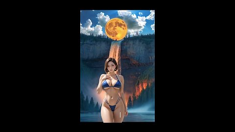a i r work woman dancing buy a waterfall