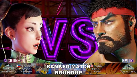 Kuya Kalbo SF6 Ranked Match Roundup. Chun Li Master Rank [Hori Fight Stick]