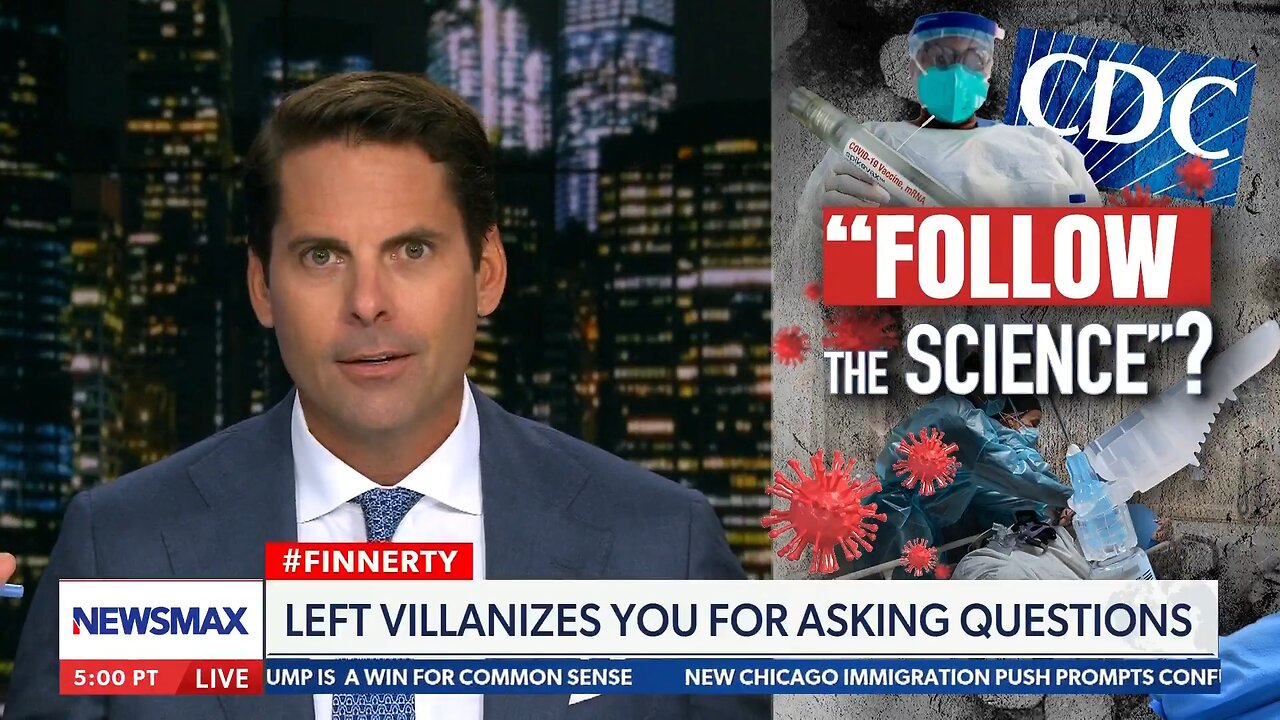 Rob Finnerty goes off on the Biden-era follow-the-fake-science narrative