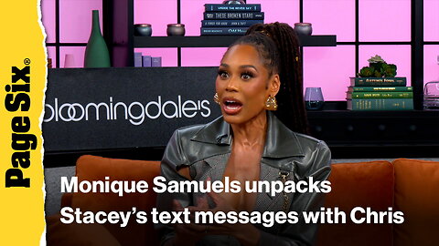 Monique Samuels says ex-husband Chris is 'keeping tabs' on her amid 'RHOP' return: 'He's paying attention'