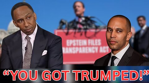Stephen A NUKES Dems! "YOU GOT PLAYED!" – Epstein BOMBSHELL ROCKS Jeffries!