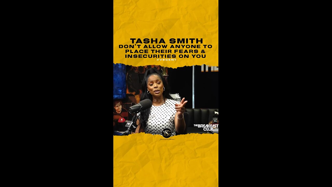 @tasha4realsmith Don’t allow anyone to place their fears & insecurities on you