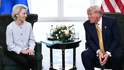 US President Donald Trump & EU Strike Surprising Trade Deal in Scotland!
