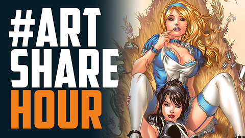 Art Share Hour Episode 69! Rob's Ladies Night!