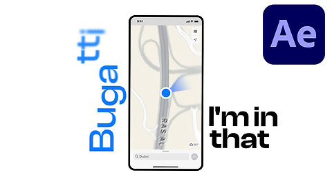 MAKE APPLE MAPS UI ANIMATION [AFTER EFFECTS]