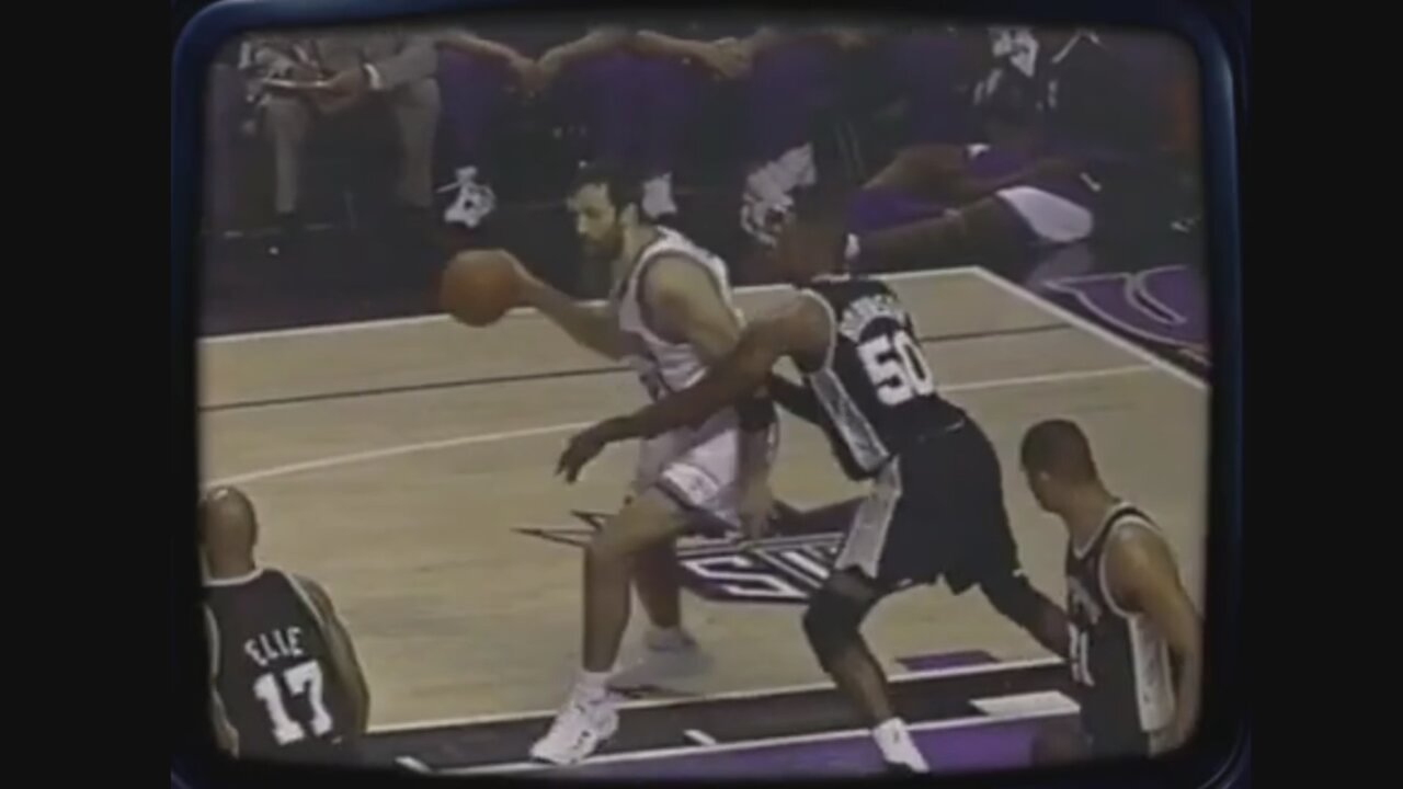 Vlade Divac 27 Points 3 Ast Vs. Spurs, 1999.