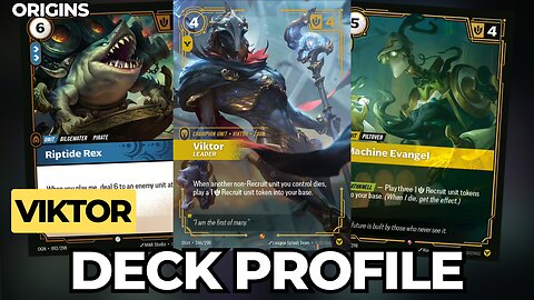 Riftbound TCG: Viktor Deck Profile & Gameplay