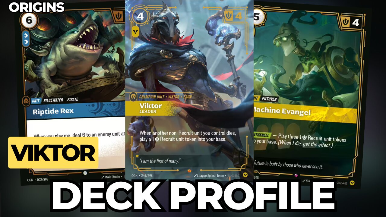 Riftbound TCG: Viktor Deck Profile & Gameplay