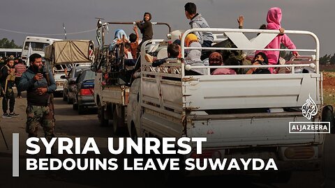1,500 Bedouin families evacuated from Syria's Suwayda amid sectarian violence