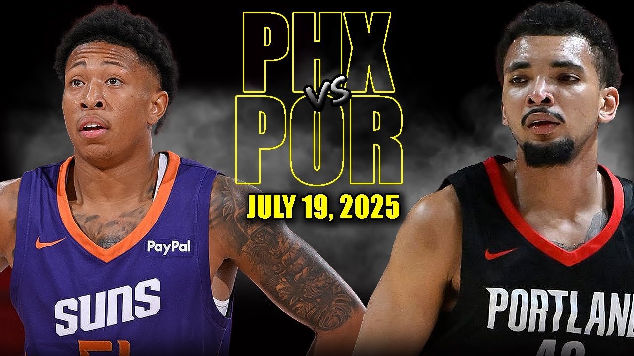 Phoenix Suns vs Portland Trail Blazers Full Game Highlights | 2025 NBA Summer League
