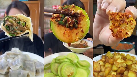 Juicy Dumpling Explosion 🥟🔥 | Steaming Hot Dumpling Mukbang with Dipping Sauce! Part-2