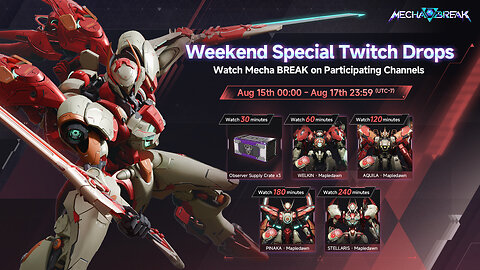 LOCK-IN, Watch To Get Drops. Mecha Break!