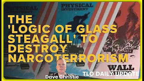 The 'Logic of Glass Steagall' to Destroy Narcoterrorism • Dave Christie (T.L.O.) •🕞19.5 mins