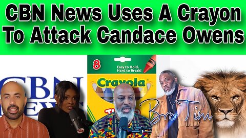 CBN News Uses A Crayon To Attack Candace Owens