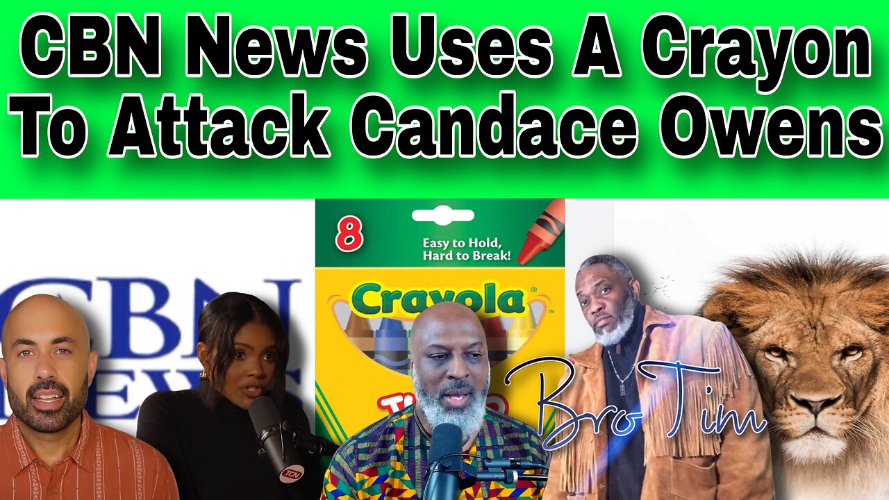 CBN News Uses A Crayon To Attack Candace Owens