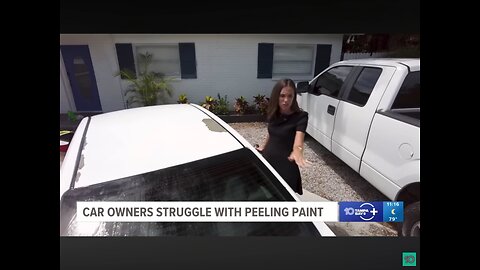 Florida drivers report car paint ‘peeling off in sheets.’