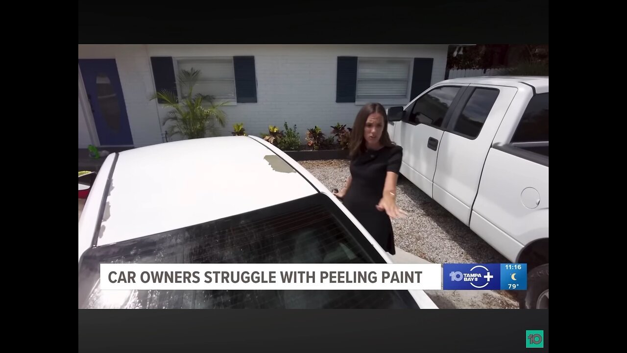 Florida drivers report car paint ‘peeling off in sheets.’