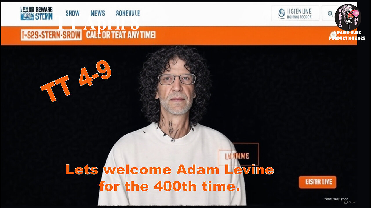 Today Tonight 4-9 Lets welcome Adam Levine for the 400th time.