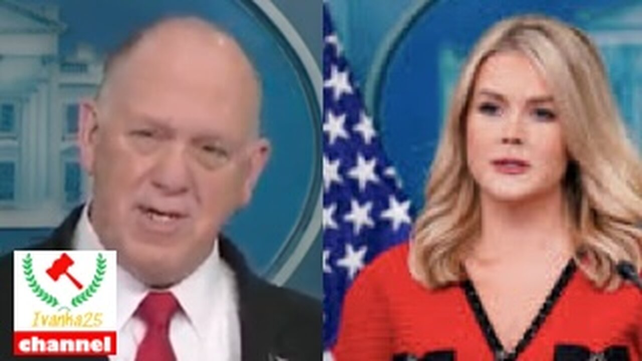 🚨 WATCH LIVE: Leavitt holds press briefing with border czar Tom Homan || @Ivanka25