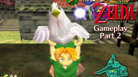 The Legend of Zelda: Ocarina of Time (Nintendo 64) - gameplay part 2